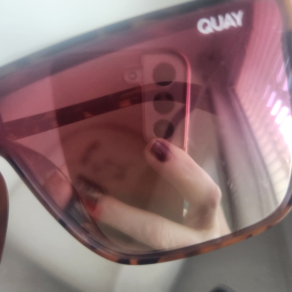 Quay Australia Nightfall Tortoise Brown Polarized Sunglasses MirroredSold Out - Picture 17 of 17